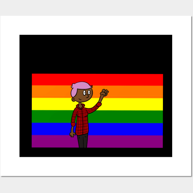 Kiki Pride Wall Art by Hot Cakes Comics